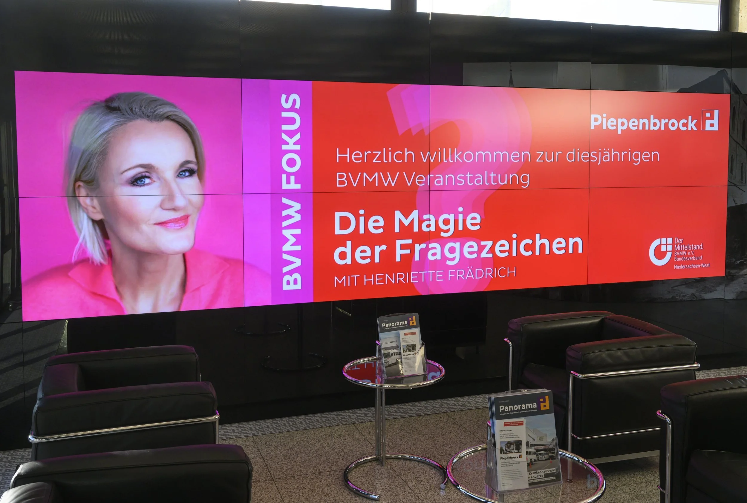 Ankündigung der Keynote von Speakerin Henriette Frädrich beim BVMW Mittelstandsevent in Osnabrück