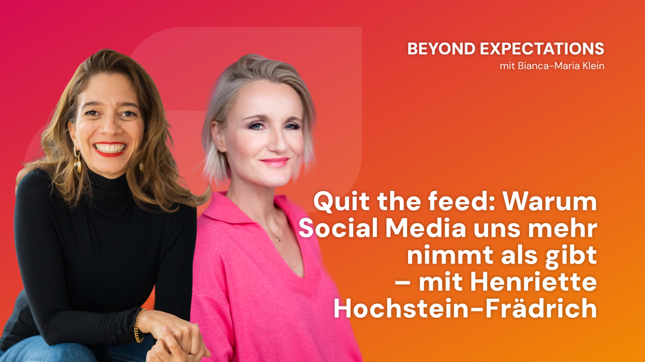 Raus aus Social Media Podcast Bianca Maria Klein Henriette Hochstein Frädrich
