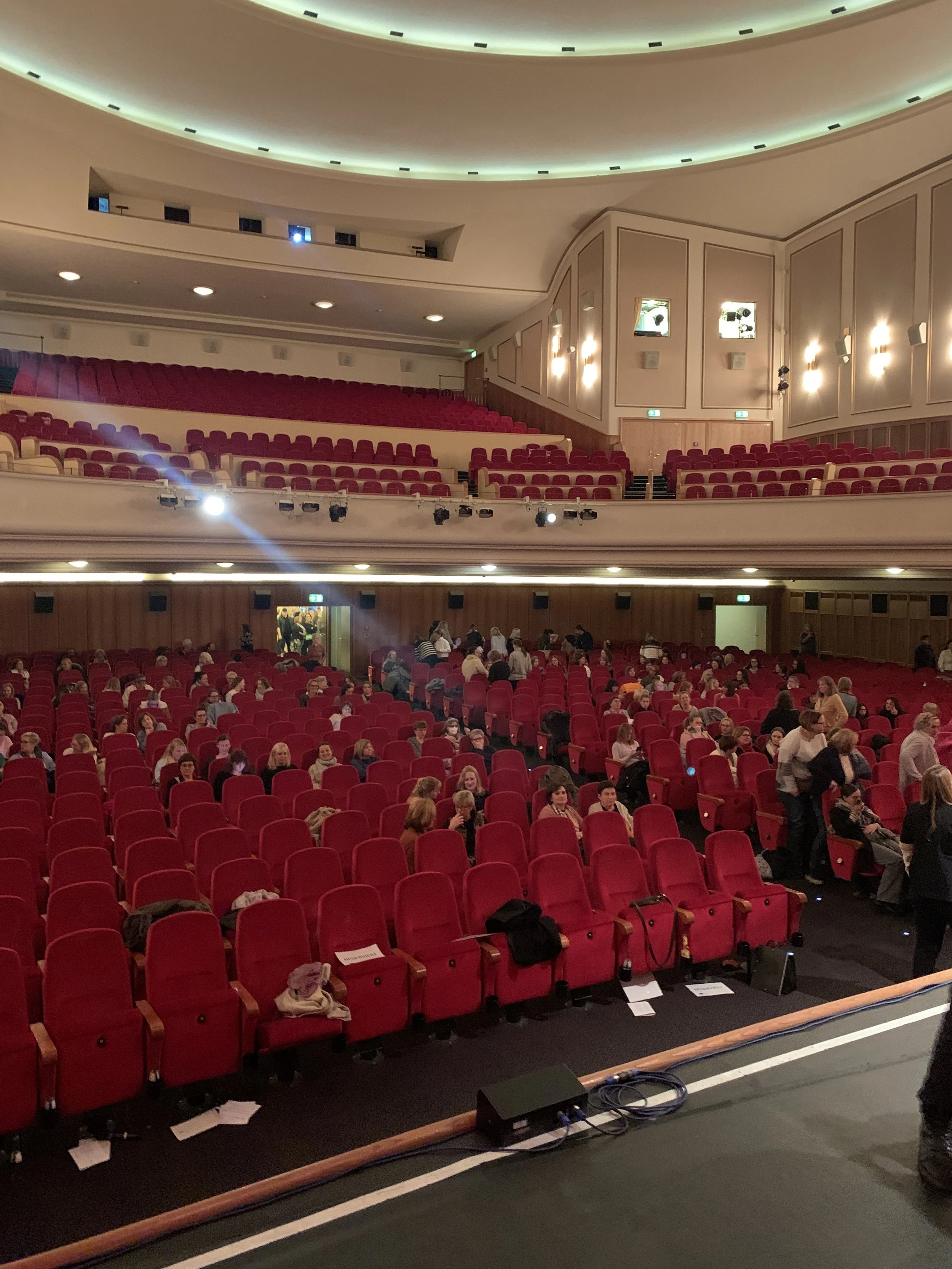 Publikum im Kinosaal der Lichtburg Essen während der Keynote von Henriette Frädrich beim Event „Frauen und KI“
